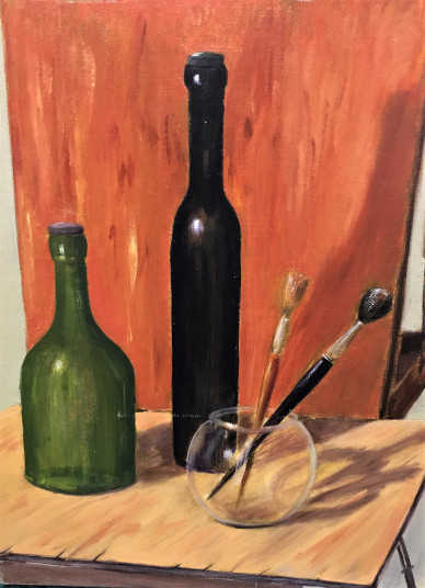 Still Life With Brushes
